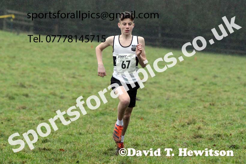 Boys under-15s, NECAA Junior Cross Country Relays, Thornley Farm, Peterlee, Saturday, December 12th. Photo: David T. Hewitson/Sports for All Pics